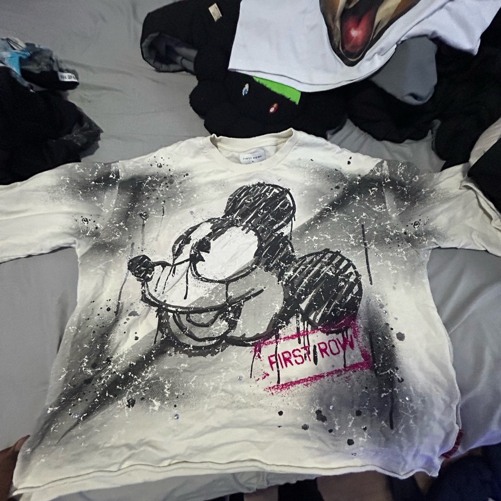 Kids Graphic Shirt - Black and White
